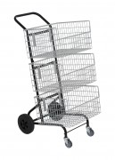 Chariot courrier 3 paniers