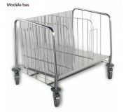 Chariot de cuisine porte-assiettes