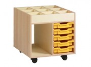 Meuble rangement maternelle 