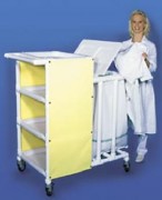 Chariot de transport à 4 étagères amovibles