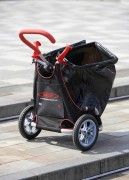 Chariot de voirie avec poignée réglable en hauteur