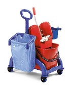 Chariot double seaux avec presse