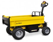 Chariot électrique avec plateau à ridelles 300kg jt301l-e