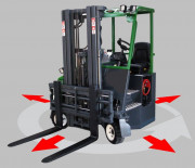 Chariot élévateur thermique - Capacité de 2500 à 4500 kg