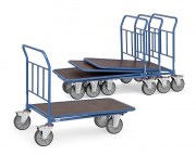 Chariot emboîtable à dossier fixe