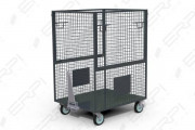 Chariot grillagé grand volume