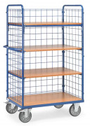 Chariot haut à 4 plateaux