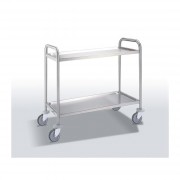 Chariot room service en inox - 2 ou 3 étagères - Capacité 250 kg
