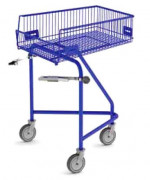 Chariot magasin en métal pour PMR