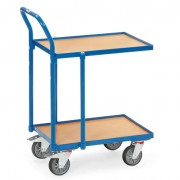 Chariot pour bacs à 2 plateaux en mélaminé 
