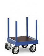 Chariot en acier pour charges longues - Charge de 1200 à 3000 kg