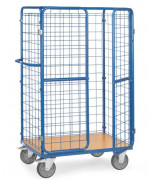 Chariot grillagé pour colis