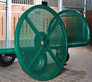 Chariot pour grands ballots avec balance