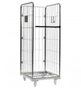 Chariot Roll 3 côtés Grandes mailles 500 Kg - L.720 x P.805 mm - H.1785 mm ou 1885 mm