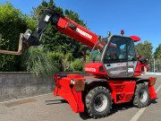 Chariot télescopique rotatif d'occasion - Manitou MRT 1440 EASY - Hauteur : 14 m - Capacité : 4 t