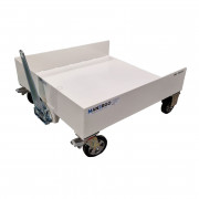 Chariot tractable porte palettes - 1000 kg - Dimensions :1385 x 1012 x 773 mm