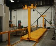 Chariot transbordeur industriel