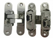 Charnière invisible droite zamac satiné réglable