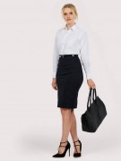 Chemise oxford manche longue pour femme