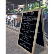 Chevalet ardoise pour restaurant