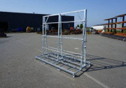 Chevalet de manutention fenêtres et huisseries - En acier galvanisé - Charge 800 kg - Dimension (LxlxH) : 2200 x 200 x 2080 mm