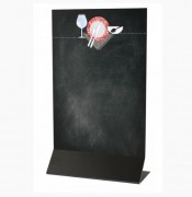 Chevalet de table restaurant à 2 pliages