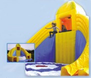 Chute libre jeu d'enfant gonflable en plein air