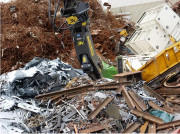 Cisaille casse rail pour pelle hydraulique - 15 à 30 T - Rotation 360°