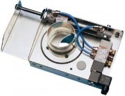 Clapet à glissière pneumatique