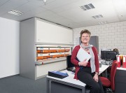 Stockeur classeur vertical rotatif