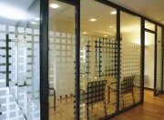 Cloison vitrée amovible de bureau - Ossature en aluminium