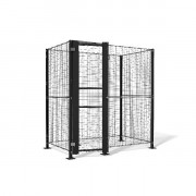 Cloison de protection grillagée pour machine  - Dim. L200 à 1500 x H960 à 1900 mm