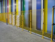 Cloison grillagée industrielle en acier