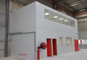 Cloison industrielle modulable