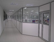 Cloison vitrée acoustique amovible