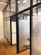 Cloison vitrée simple ou double vitrage - Ep. de 40 à 120 mm