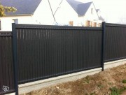 Clôture aluminium pleine sur mesure