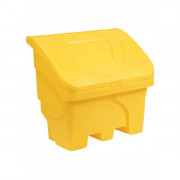 Coffre de stockage multi usages en plastique - Fond et côtés pleins - Capacité: 200 L - L.1005 x l.590 x H.885 mm - Jaune