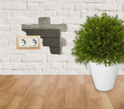 Coffre-fort invisible à emmurer