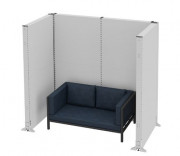 Cloisons acoustiques sur pied pour zones de repos et d'attente