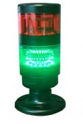 Colonne de signalisation lumineuse Led rouge/vert