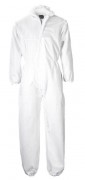 Combinaison de travail jetable blanche