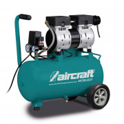 Compresseur d'air mobile bicylindré sans huile - 24 L - 128 l/min - 8 bars