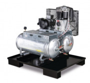 Compresseur d'air stationnaire universel - 2 x 75 L - 460 l/min - 13 bar