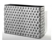 Comptoir caisse baroque capitonné