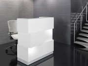 Comptoir de réception lumineux