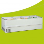 Congélateur avec couvercle bahut vitré - Longueur de 1500 à 2500 mm