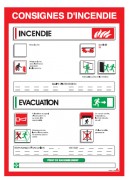 Consigne urgence incendie