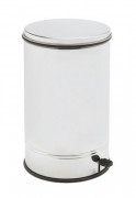 Poubelle à pédale - 60 ou 80 L - inox brillant