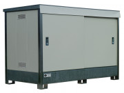 Conteneur de stockage coupe-feu 2h - longueur 3m sur 1 niveau - rétention 1000L